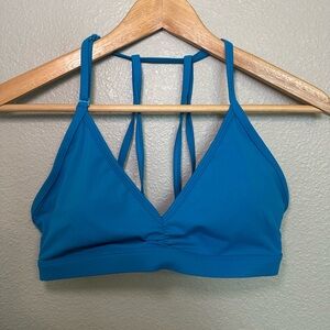 Women's Blue Strappy Bralette